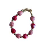 Bracciale  cuori in ceramica